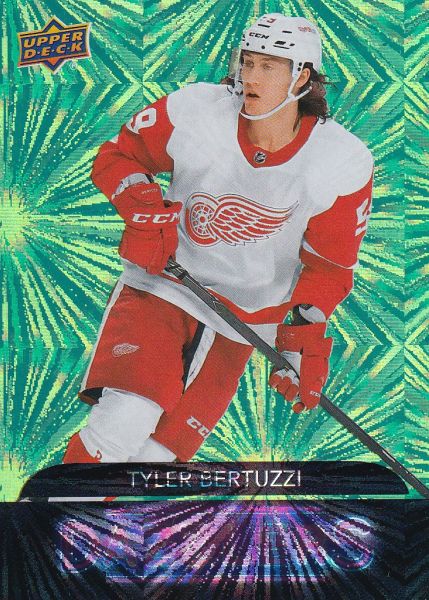 insert karta TYLER BERTUZZI 20-21 Ser. 2 Dazzlers Green číslo DZ-69